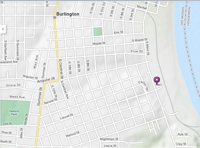 Mini map of streets